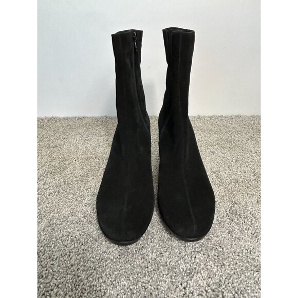 La Canadienne Kate Suede Leather Waterproof Boots in Black - Sz 10M - Picture 3 of 10